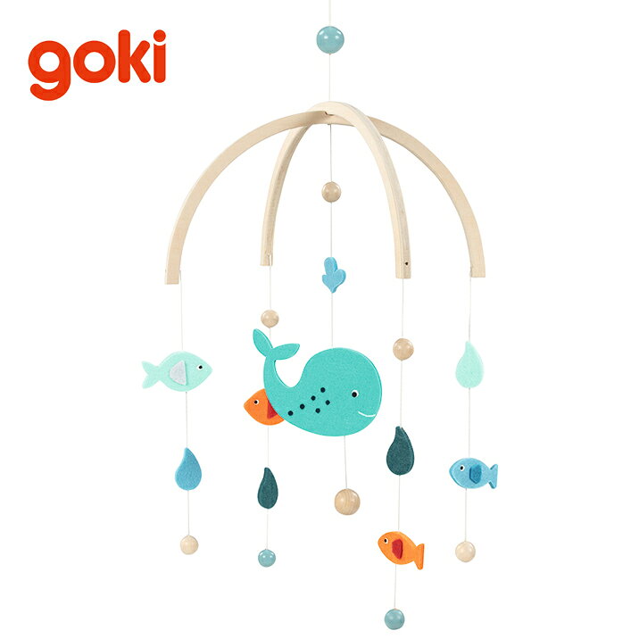 モビール・青いくじら goki ゴキ モビール 魚 海のなかま ゴルネストアンドキーセ...