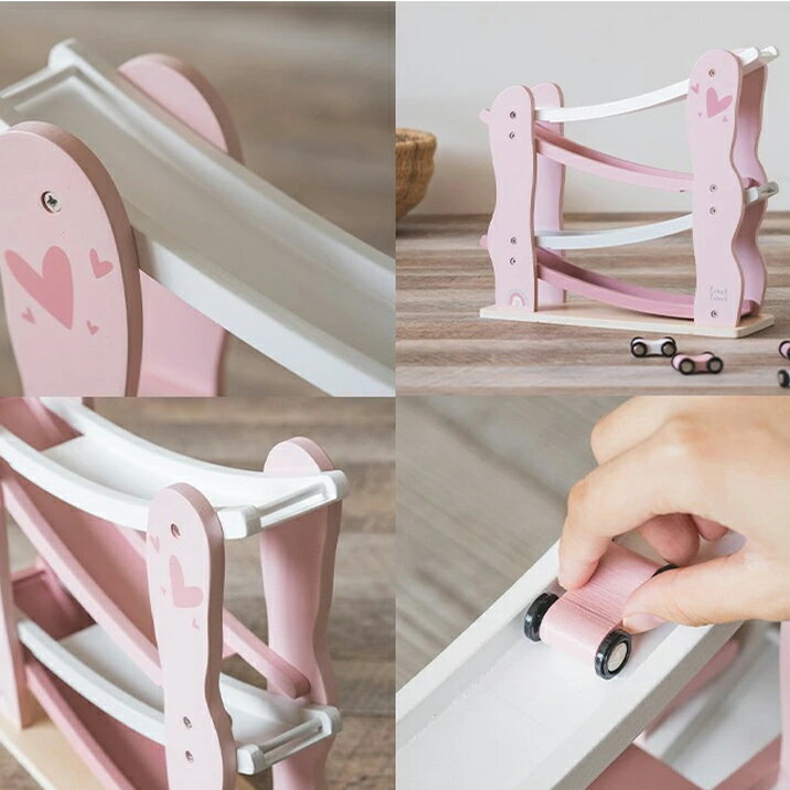 木のおもちゃ スロープトイ カースライダー レーベルレーベル 車 木製 男の子 知育玩具 label label 2