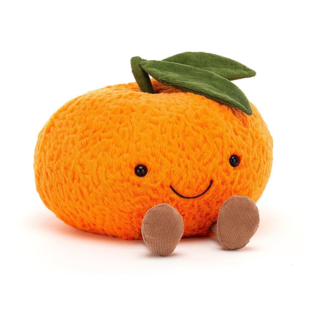 ジェリーキャット アミューザブル みかん ぬいぐるみ オレンジ ミカン かわいい Jellycat Amuseable Clementine 15cm 【あす楽対応】のサムネイル