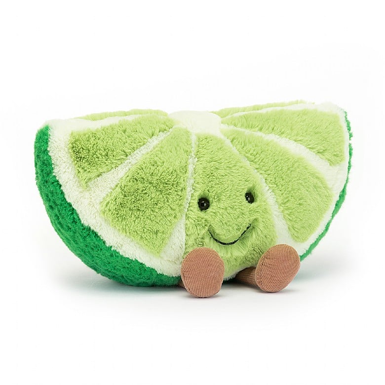 ジェリーキャット アミューザブル ライム フルーツ ぬいぐるみ かわいい Jellycat Amuseable Slice of Lime 25cm