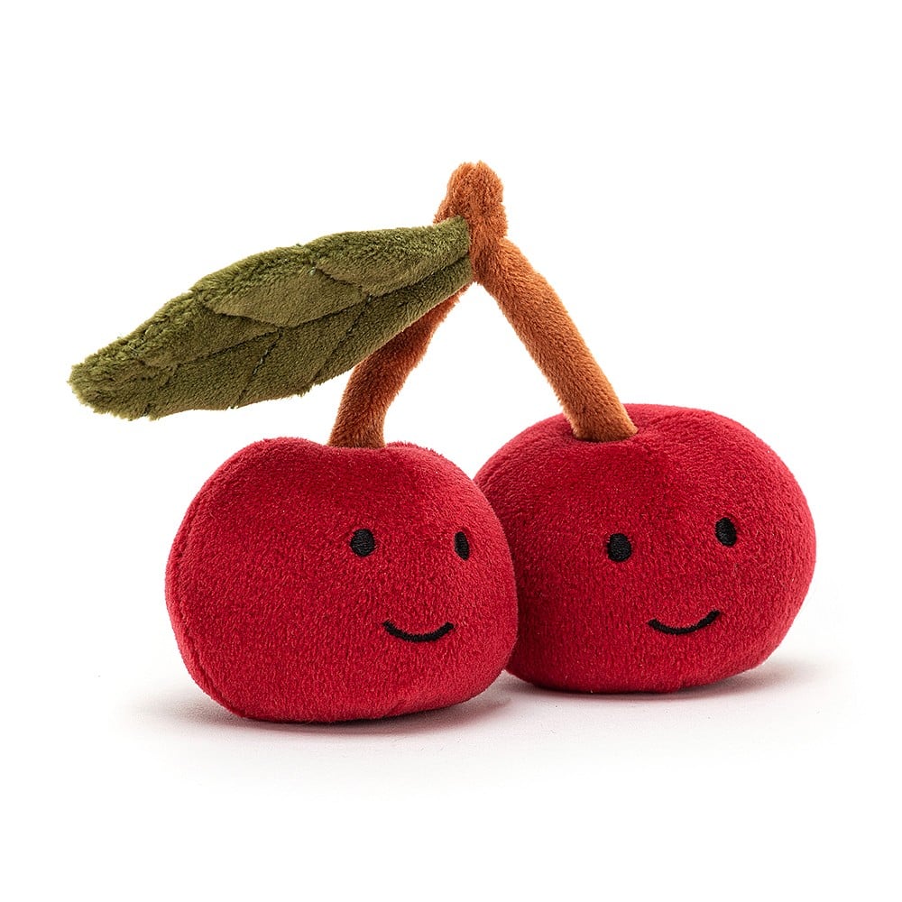 ジェリーキャット ファビュラスフルーツ さくらんぼ ぬいぐるみ かわいい チェリー Jellycat Fabulous Fruit Cherry 10cmのサムネイル