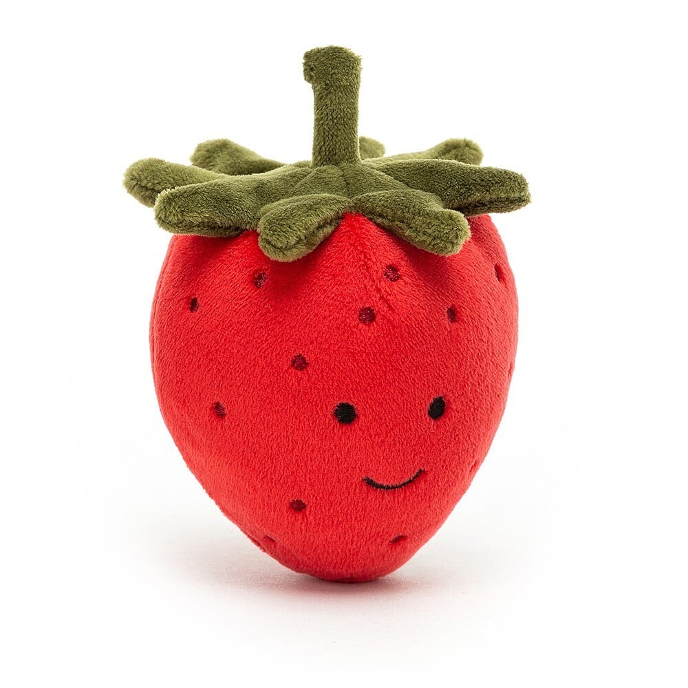 ジェリーキャット ファビュラスフルーツ いちご ぬいぐるみ かわいい イチゴ 苺 Jellycat Fabulous Fruit Strawberry 8cmのサムネイル
