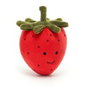 ジェリーキャット ファビュラスフルーツ いちご ぬいぐるみ かわいい イチゴ 苺 Jellycat Fabulous Fruit Strawberry 8cm