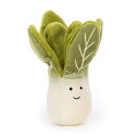 ジェリーキャット アミューザブル チンゲン菜 野菜 ぬいぐるみ チンゲンサイ かわいい Jellycat Vivacious Vegetable Bok Choy 17cm