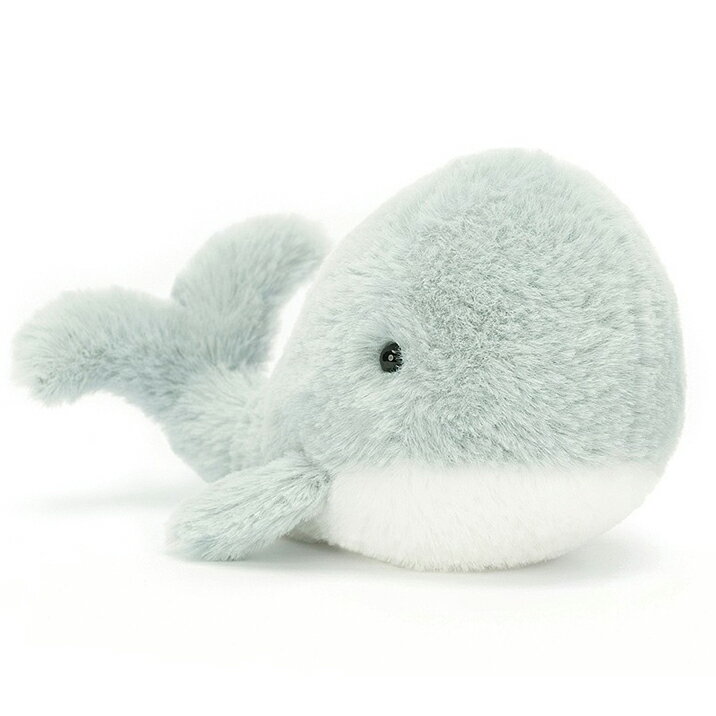 ジェリーキャット くじら ぬいぐるみ かわいい クジラ ホエール Jellycat Wavelly Whale Grey 13cm