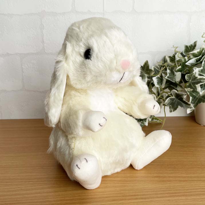 うさぎ ぬいぐるみ ロップイヤー M アイボリー ホワイト 垂れ耳うさぎ 日本製 ラビット スターチャイルド ウサギ かわいい