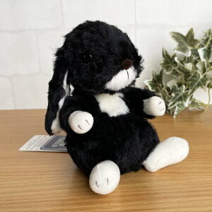 うさぎ ぬいぐるみ ロップイヤー S ブラック 垂れ耳うさぎ 日本製 ラビット スターチャイルド ウサギ かわいい