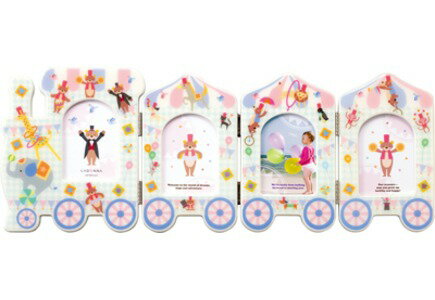 フォトフレーム トレイン ベビー 電車 くまのサーカス 写真立て インテリア雑貨 出産祝い