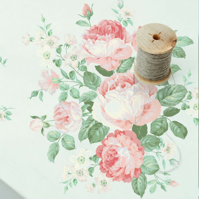 ウォールステッカー ハウスジーダ プチオールドローズ フラワーシール バラの壁紙...