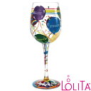 Lolita ロリータ ワイングラス AGED TO PERFECTION 素敵な年の重ね方 誕生日 セレブ愛用 おしゃれ ポップ かわいい キュート モダン ...