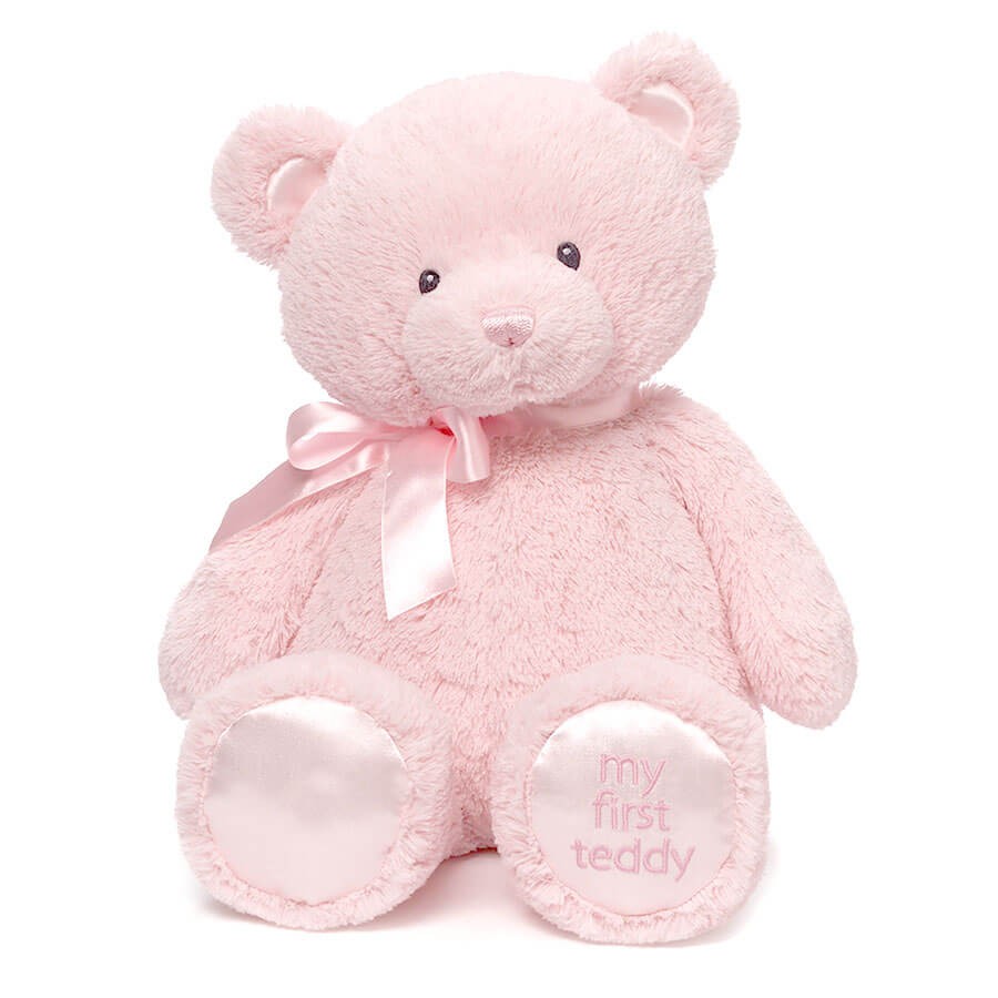 テディベア ぬいぐるみ マイ 1st テディベア ピンク L baby GUND ガンド くま 1歳 誕生日