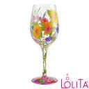 Lolita ロリータ ワイングラス WINE IN THE GARDEN 庭のワイン フラワーガーデン セレブ愛用 おしゃれ ポップ かわいい キュート モダ...
