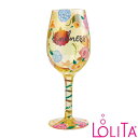 Lolita ロリータ ワイングラス KINDNESS 優しさ イエローゴールド セレブ愛用 おしゃれ ポップ かわいい キュート モダン デザイングラス ハン...