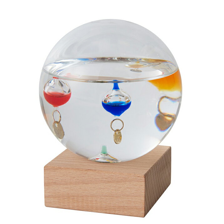 ガラスフロート温度計 ドームS 温度計 気象計 インテリア雑貨