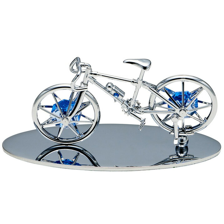 ロードバイク クリスタル 置物 自転車 CRYSTOCRAFT インテリアオブジェ おしゃれ 雑貨