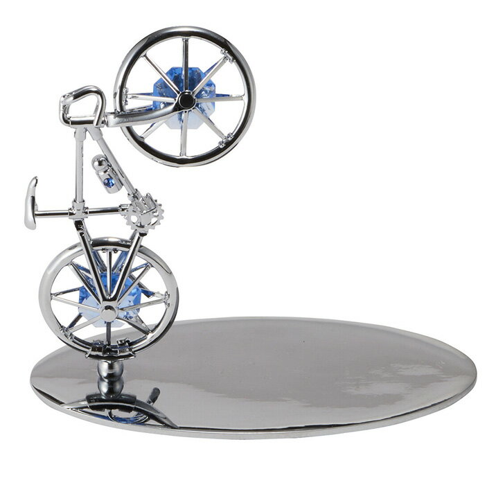 ロードバイク クリスタル 置物 自転車 CRYSTOCRAFT インテリアオブジェ おしゃれ 雑貨 [2]