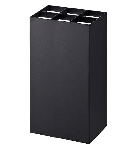 Rakuten - 傘立て スマート ブラック 黒 6本用 玄関収納 かさ立て コンパクト 省スペース 折り畳み傘も収納