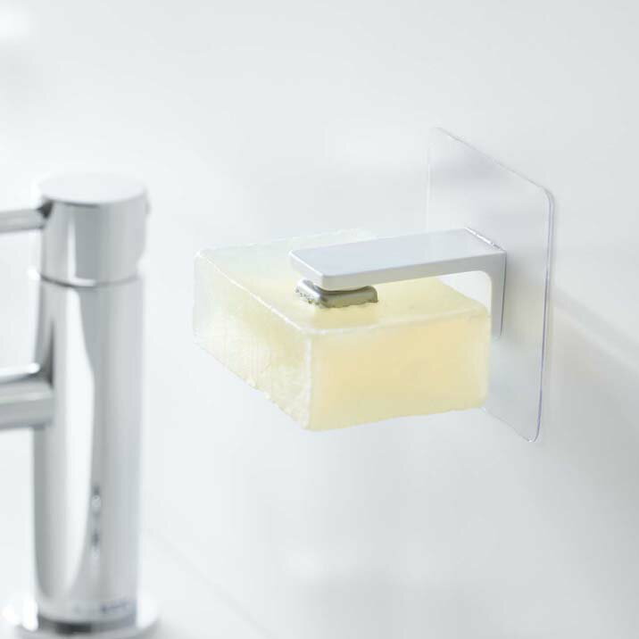 フィルムフック マグネット石鹸ホルダー タワー tower ホワイト 石鹸 ソープホルダー 石鹸置き 洗面 浴..