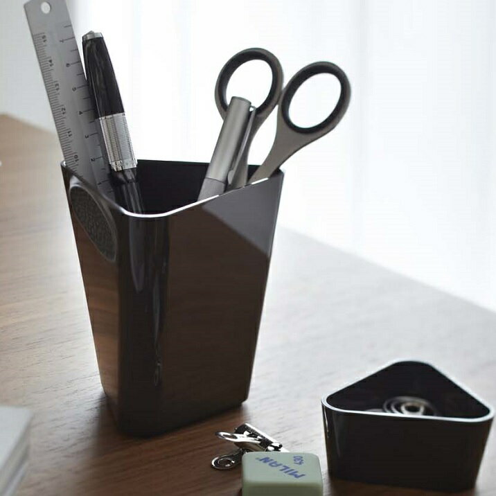 ペンスタンド トルション ブラウン 茶色 デスク周り 小物収納 鉛筆立て スタッキング おしゃれ インテ..