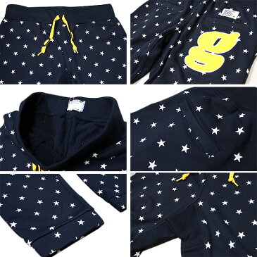 【50%OFF】GROOVER GRAND グルーバーグランド スウェット メンズ スウェットパンツ スエット スウェット 星柄 スター ドット ストリート系 ファッション ダンス B系 XXL 2XL 2L 3L 大きいサイズ