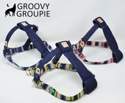 GROOVY GROUPIE ワンタッチハーネス 中型犬用