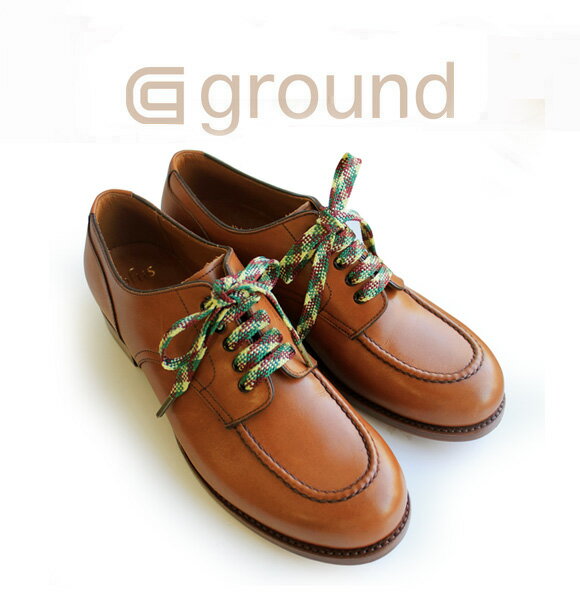 plus bychausser/プリュスバイショセPC-50172wayシューレースUチップマニッシュシューズBROWN｜ground｜靴｜レビューキャンペーン実施中