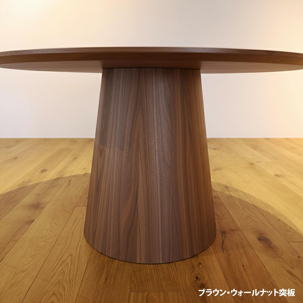 クーポン祭り開催中!商品名| ARET アレット 120cm 丸テーブル【1台単品】カラー| オーク ウォールナット ブラックサイズ| テーブル直径120cm主素材| オーク突板 ウォールナット突板ジャパンディスタイル シンプル ミーティングテーブル 円卓 [3]