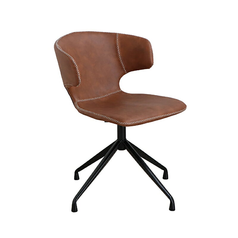 ・割引クーポン配布中!【4脚セット】ARM-DC-CA 回転式ダイニングチェア カラー| キャメルブラウン色/2色あります。材 料| 合成皮革、スチール脚サイズ| 幅54×奥行き53×高さ76cm 座面高:44cm北欧 組立品回転チェア デスクチェア 店舗