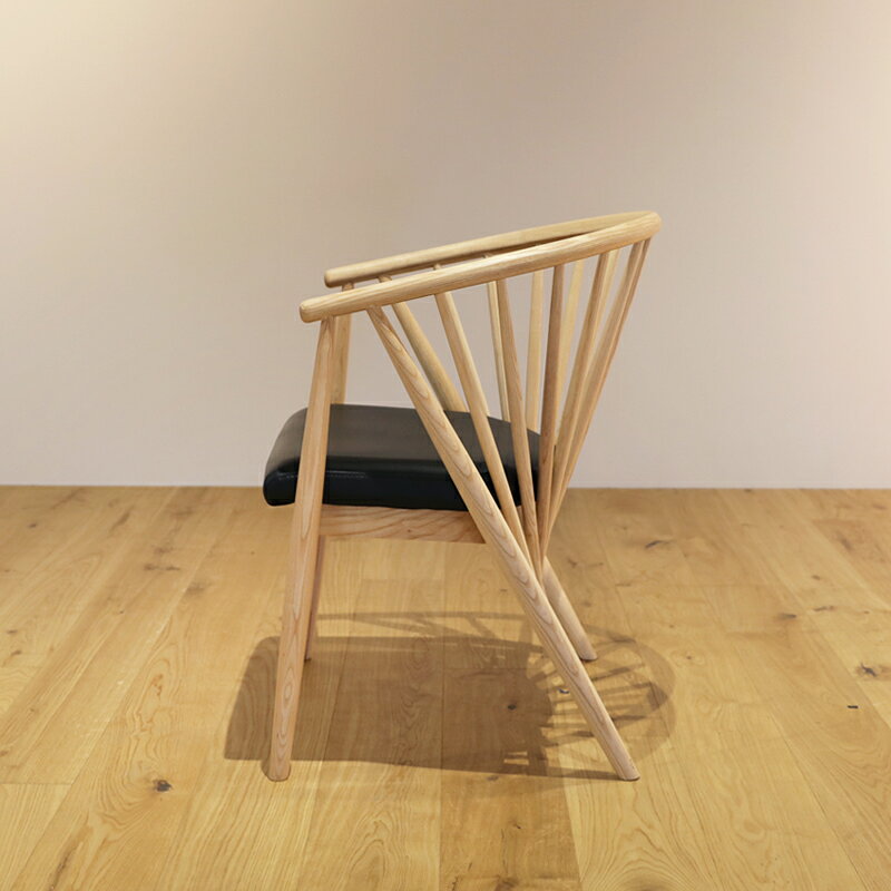 商品名| ARNO アルノ チェア【4脚セット】カラー| ナチュラル オーク サイズ| 幅53×奥行56×高さ70/座面高42cm主素材| アッシュ無垢材北欧スタイル シンプル [2]