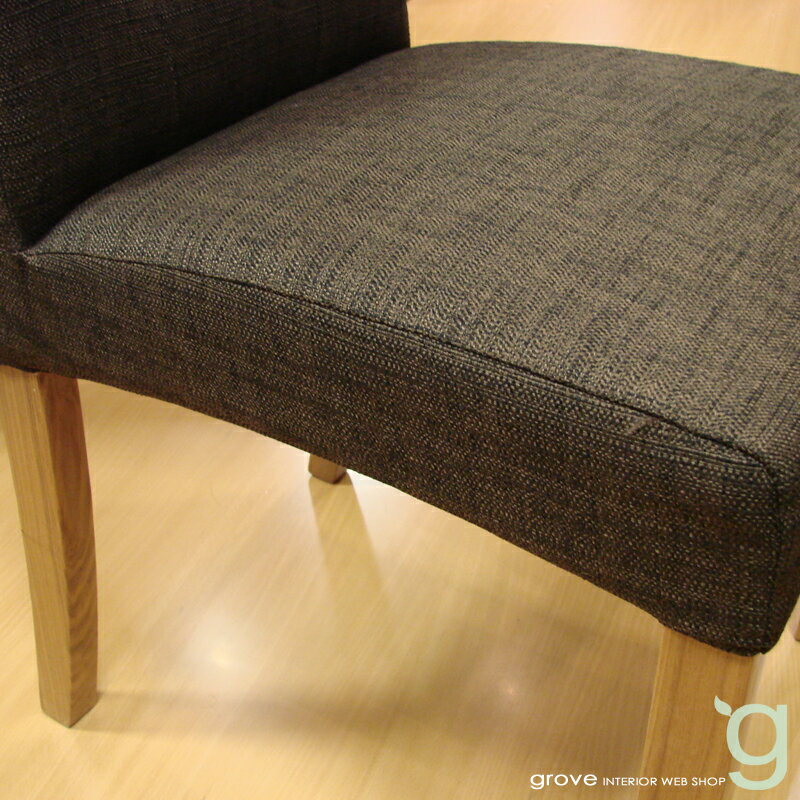 割引クーポン配布中!■ファブリック・ダイニングチェア■カラー:ブラウン■コントラクト 店舗用 業務用にオススメ■送料無料■完成品でお届け。■シンプルスタイルのチェアー [2]