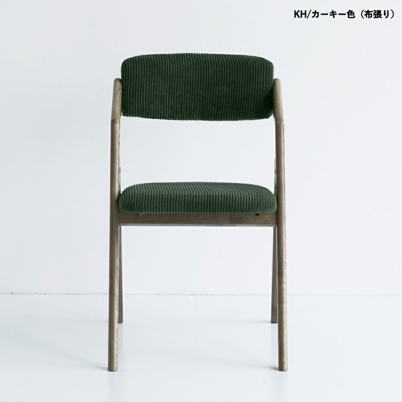 ・クーポン祭り開催中!商品名| BUTバトマルチチェア【6脚セット】カラー| カーキー色(布張り) / 全2色サイズ| 横幅44 奥行56 高さ74 (座面高さ44) cm主素材| アッシュ材 天然木 無垢北欧スタイル シンプル 折りたたみ椅子 [2]