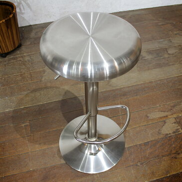 商品名| RKC271SV 2脚セット カウンターチェア ハイチェアカラー| スタンレス・シルバーサイズ| 幅/奥行38.5 高さ60〜82cm昇降式 インダストリアル スタイル バーチェア バーカウンターチェア コントラクトにも カウンター椅子 組立て品