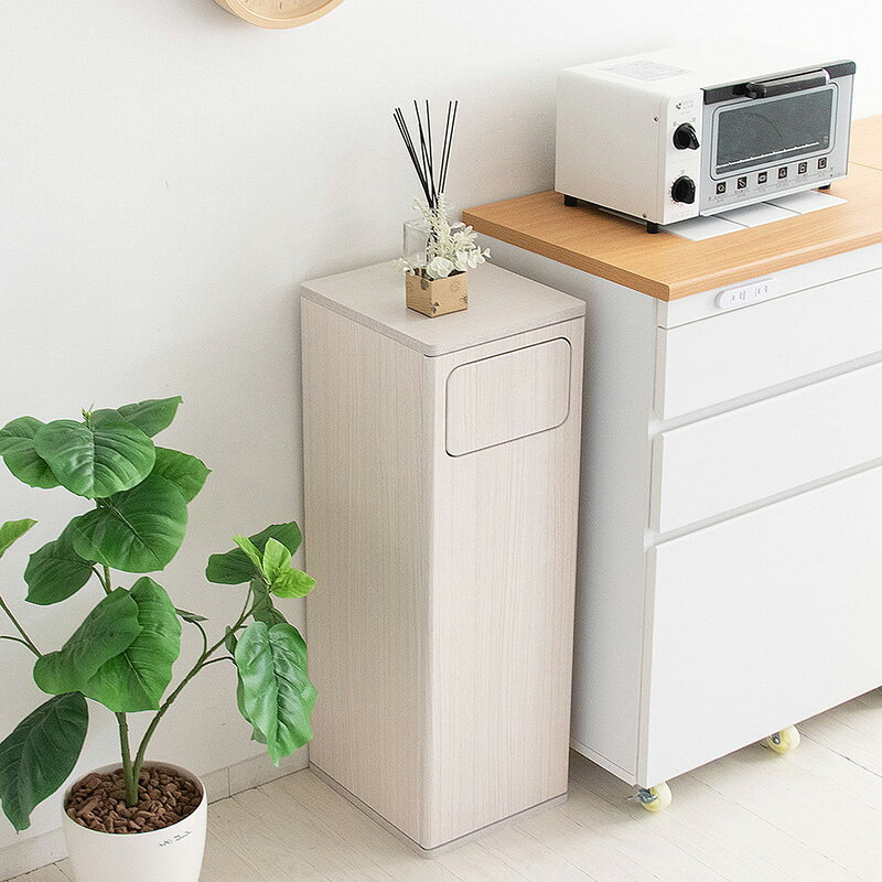 EPO-A-DB ゴミ箱 ダストボックス ごみ箱 【2台セット】カラー:ホワイト/ブラウン/ナチュラル/グレージュサイズ:幅25×奥行き30×高さ80cm主素材:合成樹脂パーティクルボードゴミバコ ごみばこ スリム 店舗用ダストBOX フタ付き ウッド 木目