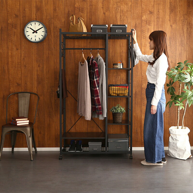 ����̾ LCS-HR ��88cm �ϥ󥬡���å���2�楻�åȡۥ��顼 �������֥饦��ࡡ�� MDF �������륵���� ��88�߱��Ԥ�44�߹⤵164.5cm�磻�ɥ����� ��Ω�ƾ��� �����ȥϥ󥬡�����ϥ󥬡� �����ȳݤ� �����ݤ� �����Ǽ