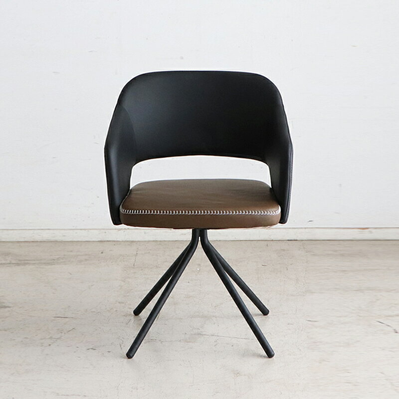 ・割引クーポン配布中!【2脚セット】MND-MC 回転式チェア カラー| ブラウン色/全3色。材 料| 合成皮革、スチール脚サイズ| 幅55×奥行き54×高さ79cm 座面高:45cm北欧 組立品回転 ダイニングチェア 椅子 デスクチェア 店舗用にも