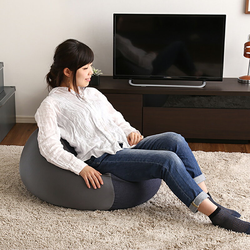 商品名|MOCO Floor Chair【2個セット】座椅子 フロアチェアサイズ|Mサイズ/3サイズありサイズ|幅59.5 奥行57 高さ36.5cmカラー|4色ご用意してます。キューブ型 リビング 和室 寝室 フロアークッション日本製 国産 ビーズクッション 一人掛け [3]