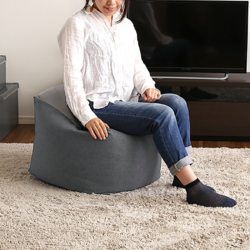 商品名|MOCO Floor Chair【3個単品】座椅子 フロアチェアサイズ|Mサイズ/3サイズありサイズ|幅59.5 奥行57 高さ36.5cmカラー|4色ご用意してます。キューブ型 リビング 和室 寝室 フロアークッション日本製 国産 ビーズクッション 一人掛け [2]
