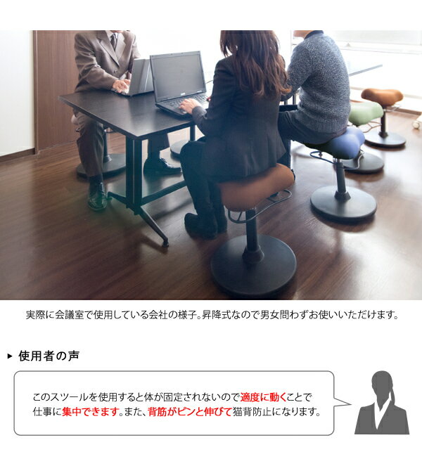 ◯:MTSSプロポーションスツール(ハイタイプ)幅41×奥行き41×高さ61〜86cmブラック ライトグレー ブラウン ch-800h【北海道・沖縄・離島以外送料無料】 [3]