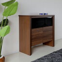 【値下げしました】最大10,000円OFFクーポン商品名| NVS リビングボード 83cm テレビボード サイドボードカラー| ウォールナット ブラウンサイズ...