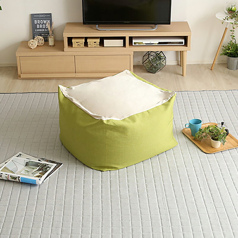 商品名｜PICO Floor Chair【4個セット】座椅子 フロアチェアサイズ｜Lサイズ/3サイズありサイズ｜幅69.5 奥行72.5 高さ37.5cmカラー｜7色対応 / 2トーンカラーキューブ型 リビング 和室 寝室 フロアークッション日本製 国産 ビーズクッション 一人掛け