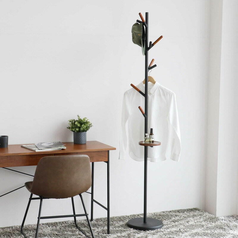 ・商品名| PLH ハンガーラック ポールハンガー【1台単品】カラー| アイボリー色 ブラック色 / 全2色材 料| スチール製サイズ| 幅34.5×奥行き33×高さ178cmスリムタイプ 組立て商品 [2]