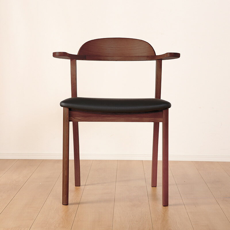 ・最大10,000円OFFクーポン商品名| PNSダイニングチェアー【4脚セット】カラー| ウォールナット ブラウン色 / 全2色サイズ| 横幅58 奥行53 高さ73 (座面高さ44) cm主素材| ウォールナット材 天然木 無垢北欧スタイル シンプル アームチェア [2]