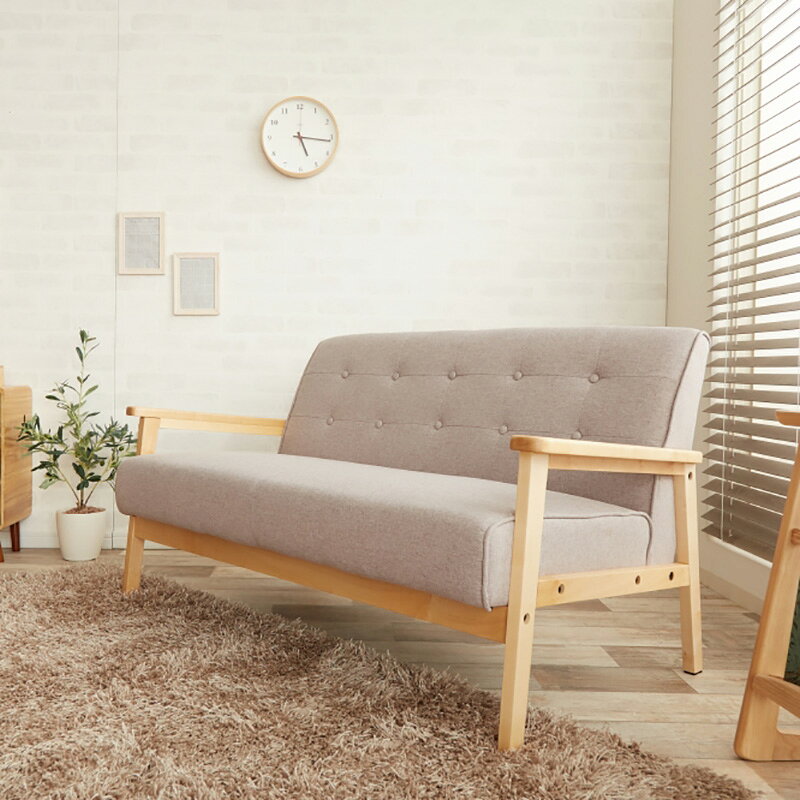 ・クーポン祭り開催中!【1台単品】商品名:RENT2 2人掛けソファサイズ:幅127cm×奥行き73cm×高さ70cm二人掛け レトロモダン 北欧インテリア [2]