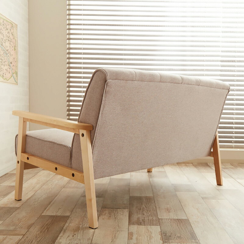・クーポン祭り開催中!【1台単品】商品名:RENT2 2人掛けソファサイズ:幅127cm×奥行き73cm×高さ70cm二人掛け レトロモダン 北欧インテリア [3]