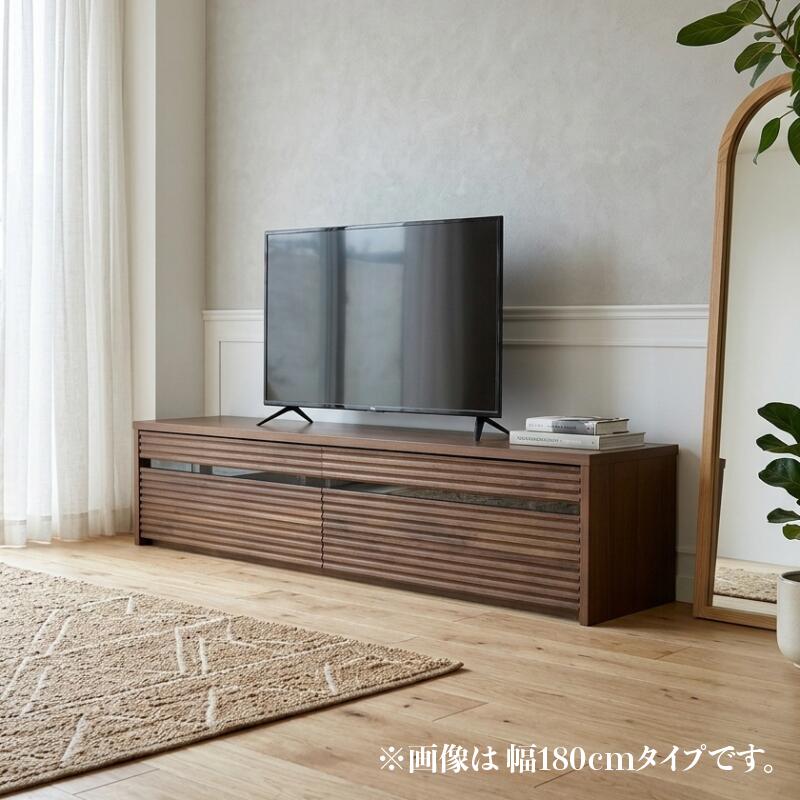 Rakuten - 商品名|RG-A テレビ台 国産 150cm / 180cm / 210cm テレビボードカラー| ウォールナット材/全8色ありサイズ| 幅 180 奥行41 高さ39.5cm主素材| 天然木ウォールナット材/突板・無垢 収納付きテレビ台 完成品