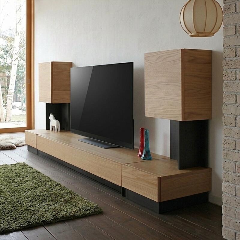 樂天商城 - 【 在庫わずか 】クーポン祭り開催中！商品名| RY テレビ台 180cm テレビボード キャビネット3点セット カラー| ナチュラル オーク総サイズ| 幅 260 奥行45 cm生産国| 国産 日本製主素材| 無垢材 天然木シート北欧ローボード 大川家具