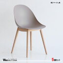 最大10,000円クーポン商品名| WOOウーマルチチェア【5脚セット】カラー|ベージュ色 / 全2色サイズ| 横幅44.5 奥行51.5 高さ79 (座面高さ43.5) cm主素材| ホワイトオーク材 天然木 無垢北欧スタイル シンプル ダイニングチェア(3)
