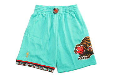 MITCHELL&NESS SWINGMAN MESH SHORTS(VANCOUVER GRIZZLIES/1996-1997/TEAL)ミッチェル&ネス/バスケットボールショーツ/バンクーバーグリルズ/ティール