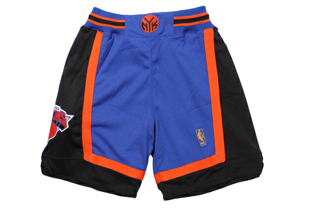 MITCHELL & NESS AUTHENTIC MESH SHORTS (NEW YORK KNICKS/1996-1997:BLUE×BLACK×ORANGE) ASHRGS18126ミッチェル&ネス/バスケットボールショーツ/ニューヨークニックス/ブルー×ブラック×オレンジ