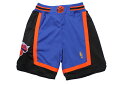 MITCHELL & NESS AUTHENTIC MESH SHORTS (NEW YORK KNICKS/1996-1997:BLUE×BLACK×ORANGE) ASHRGS18126ミッチェル&ネス/バスケットボールショーツ/ニューヨークニックス/ブルー×ブラック×オレンジ